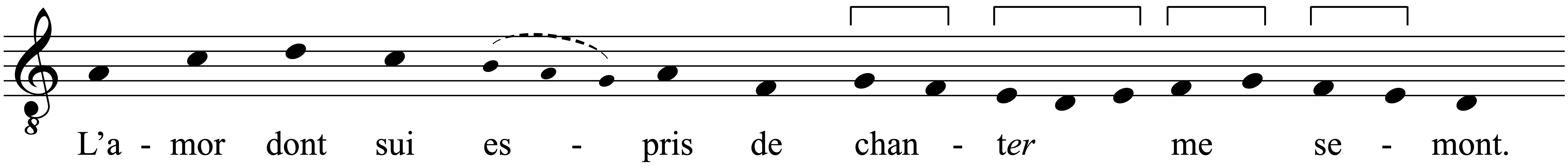 Work musical notation